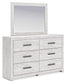Cayboni Twin Panel Bed, Dresser, Mirror, Chest and Nightstand - Discount Furniture Connection