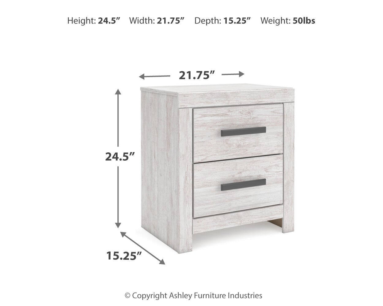 Cayboni Twin Panel Bed with Mirrored Dresser and Nightstand - Discount Furniture Connection