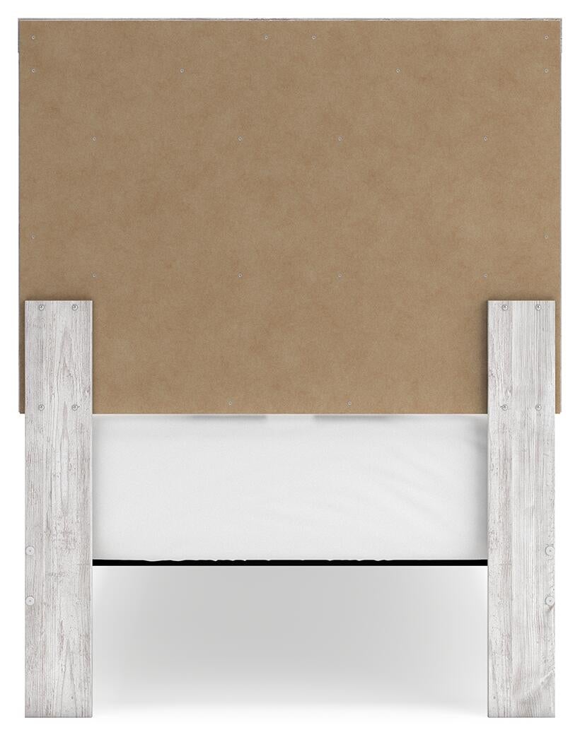 Cayboni Twin Panel Bed with Mirrored Dresser - Discount Furniture Connection