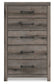 Graystorm Twin Panel Bed, Dresser, Mirror, Chest and Nightstand