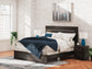 Hollivern King Panel Bed, Dresser and Mirror