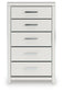 Zuraleus King Upholstered Panel Platform Bed, Dresser, Mirror, Chest and Nightstand