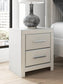 Zuraleus Queen Upholstered Panel Platform Bed, Dresser, Mirror, Chest and Nightstand
