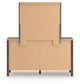 Pamytta Twin Panel Platform Bed, Dresser, Mirror and Nightstand