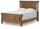 Chadworth Queen Poster Bed with Mirrored Dresser