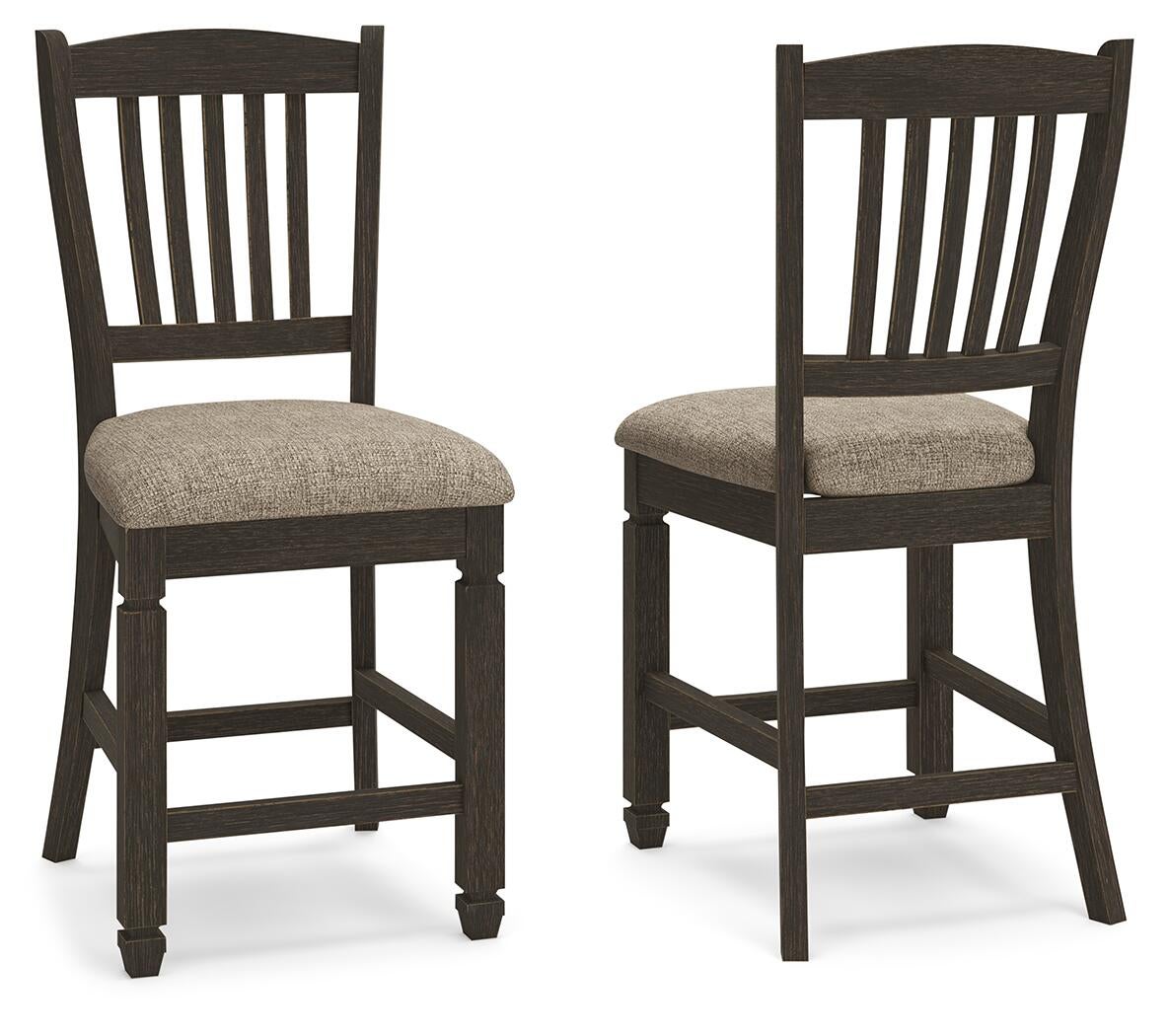 Tyler Creek Upholstered Barstool (2/CN) - Discount Furniture Connection