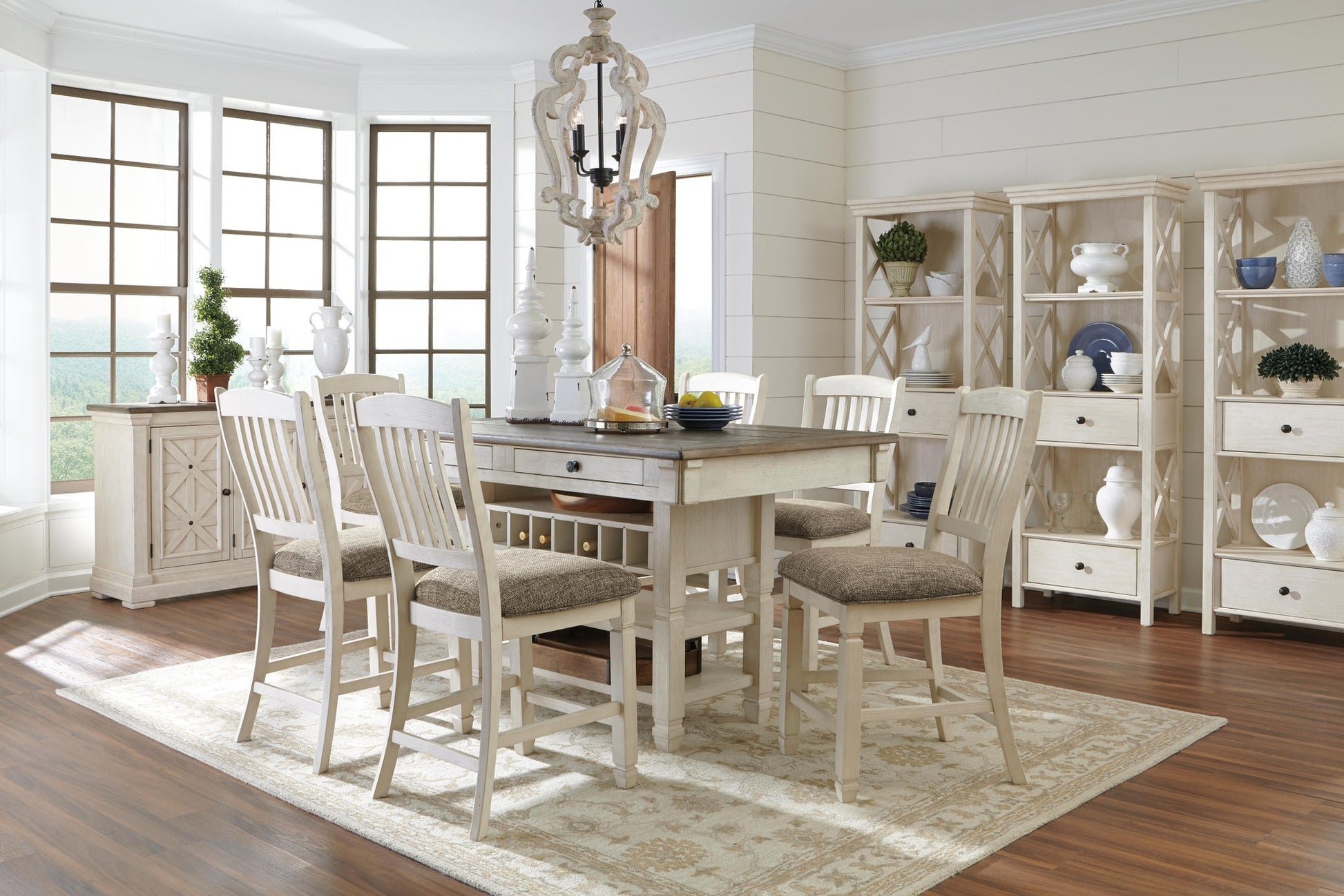 Bolanburg Upholstered Barstool (2/CN) - Discount Furniture Connection