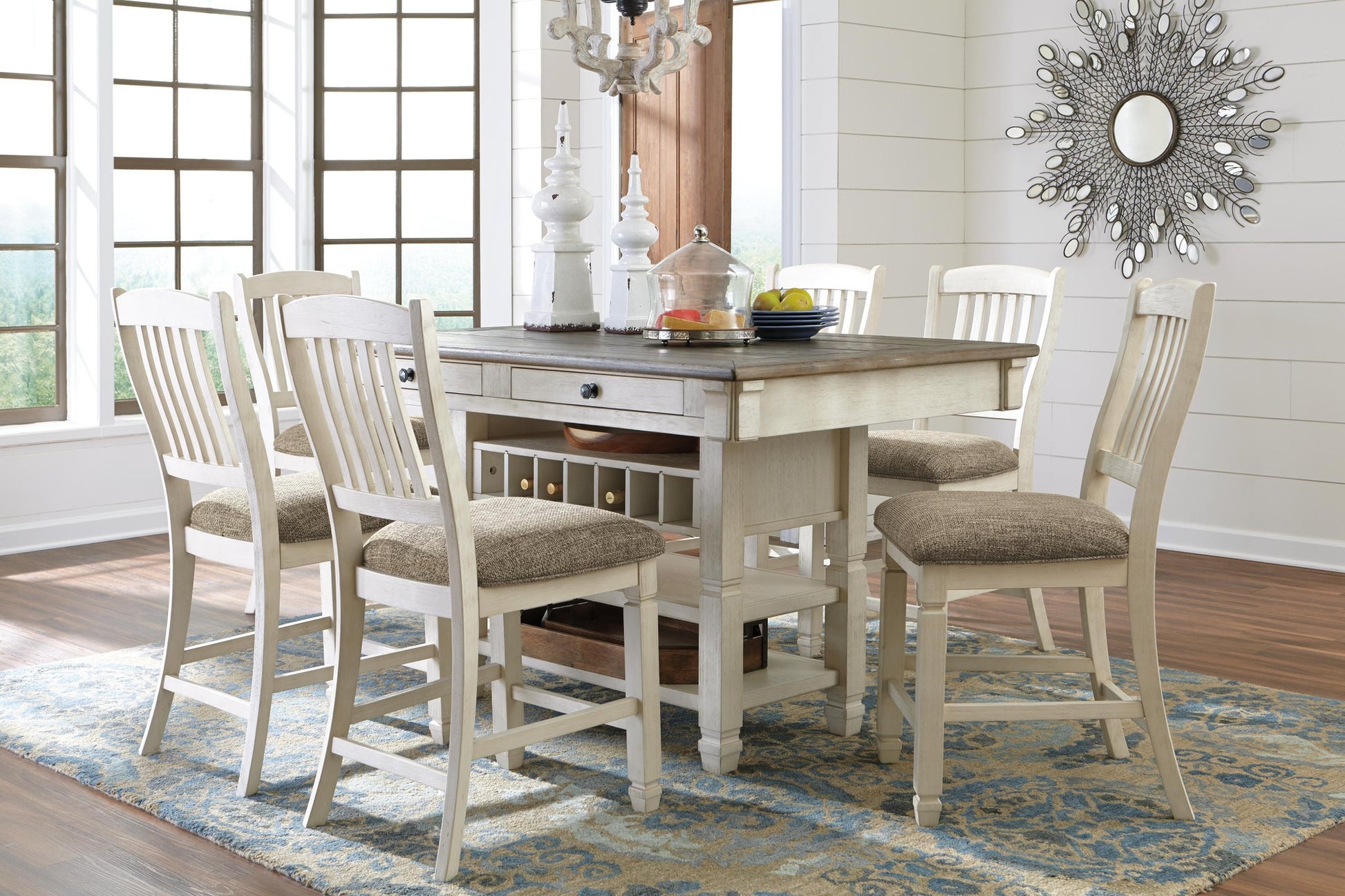 Bolanburg RECT Dining Room Counter Table - Discount Furniture Connection
