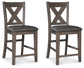 Caitbrook Upholstered Barstool (2/CN) - Discount Furniture Connection