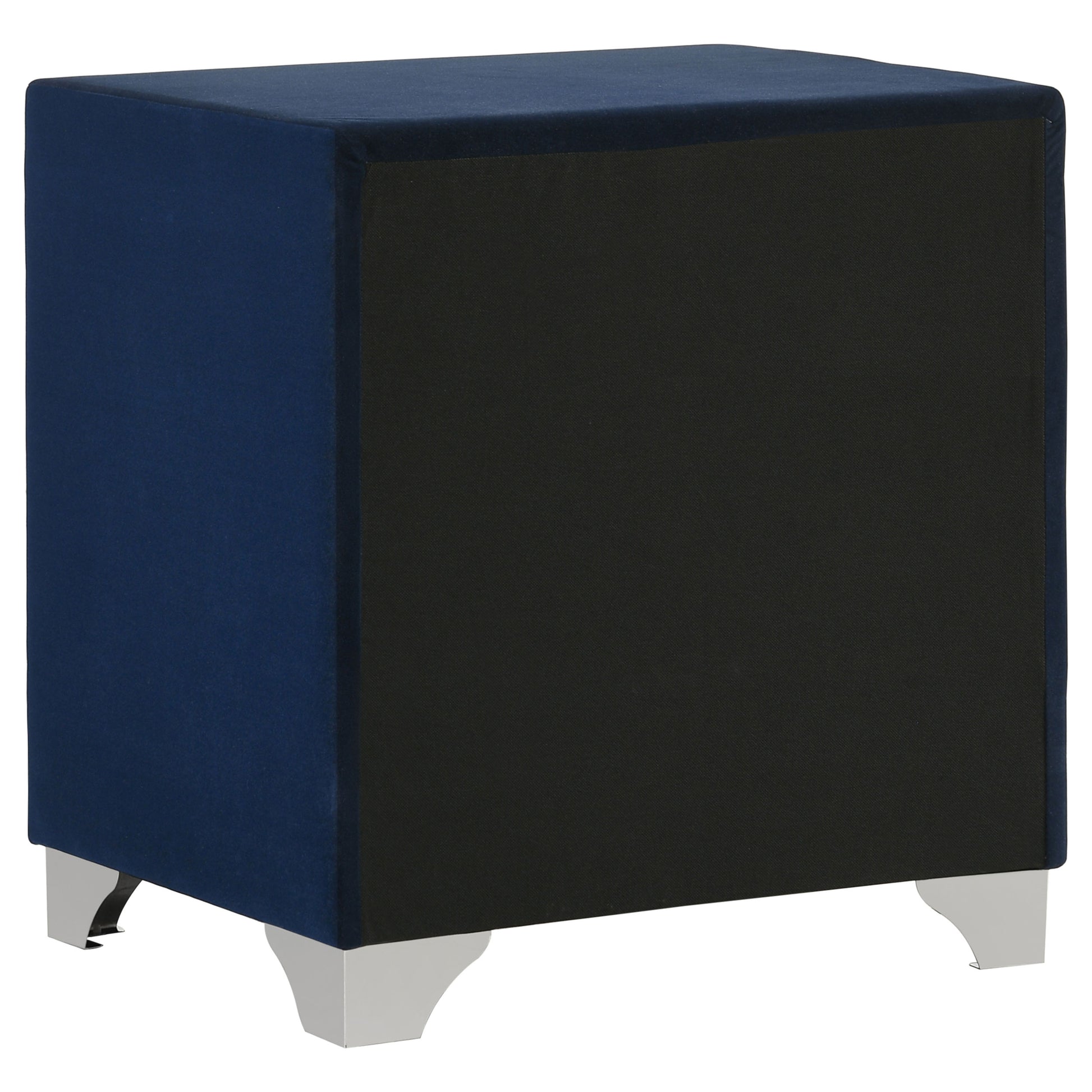 Melody Upholstered 2-drawer Nightstand Pacific Blue - Discount Furniture Connection