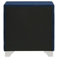 Melody Upholstered 2-drawer Nightstand Pacific Blue - Discount Furniture Connection