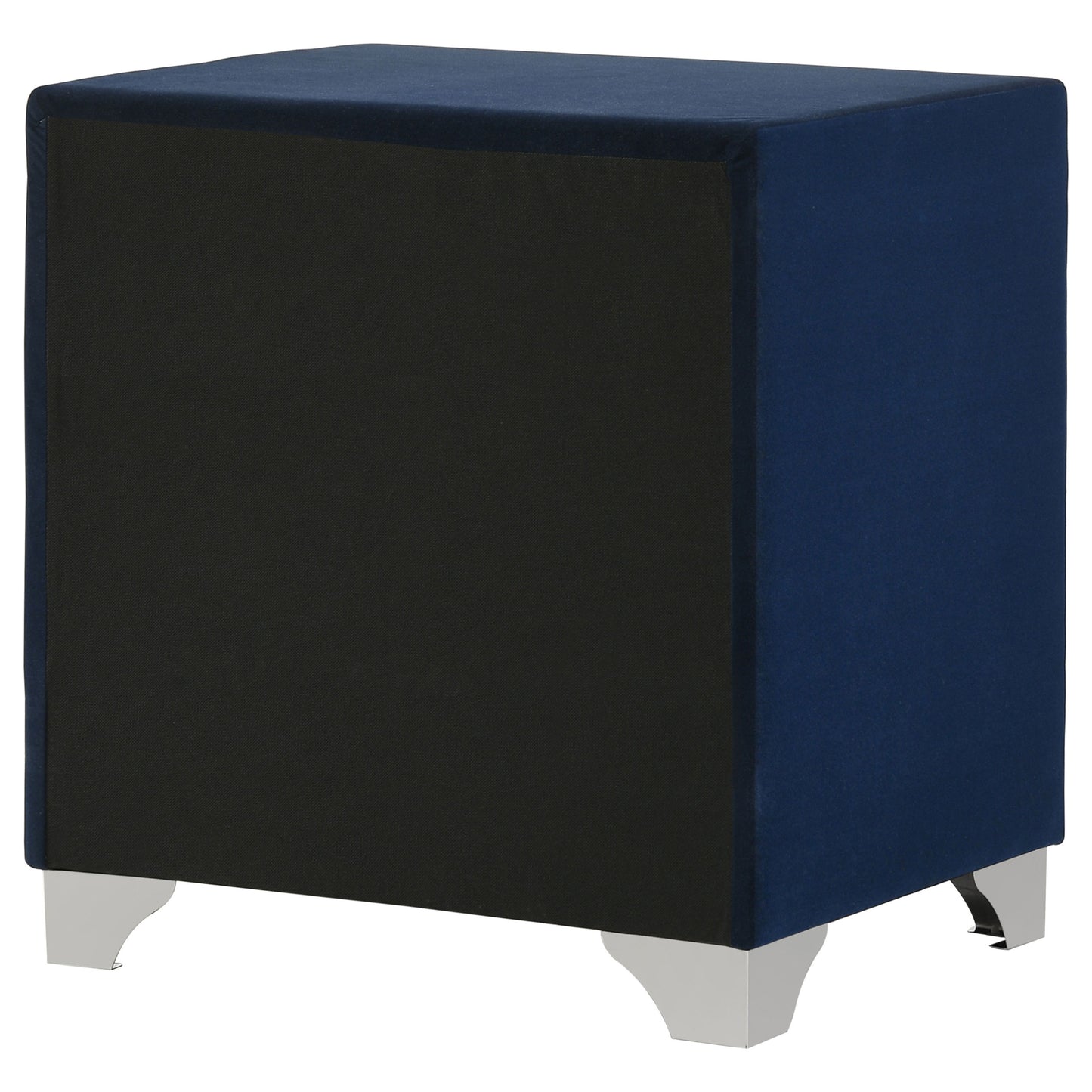 Melody Upholstered 2-drawer Nightstand Pacific Blue - Discount Furniture Connection