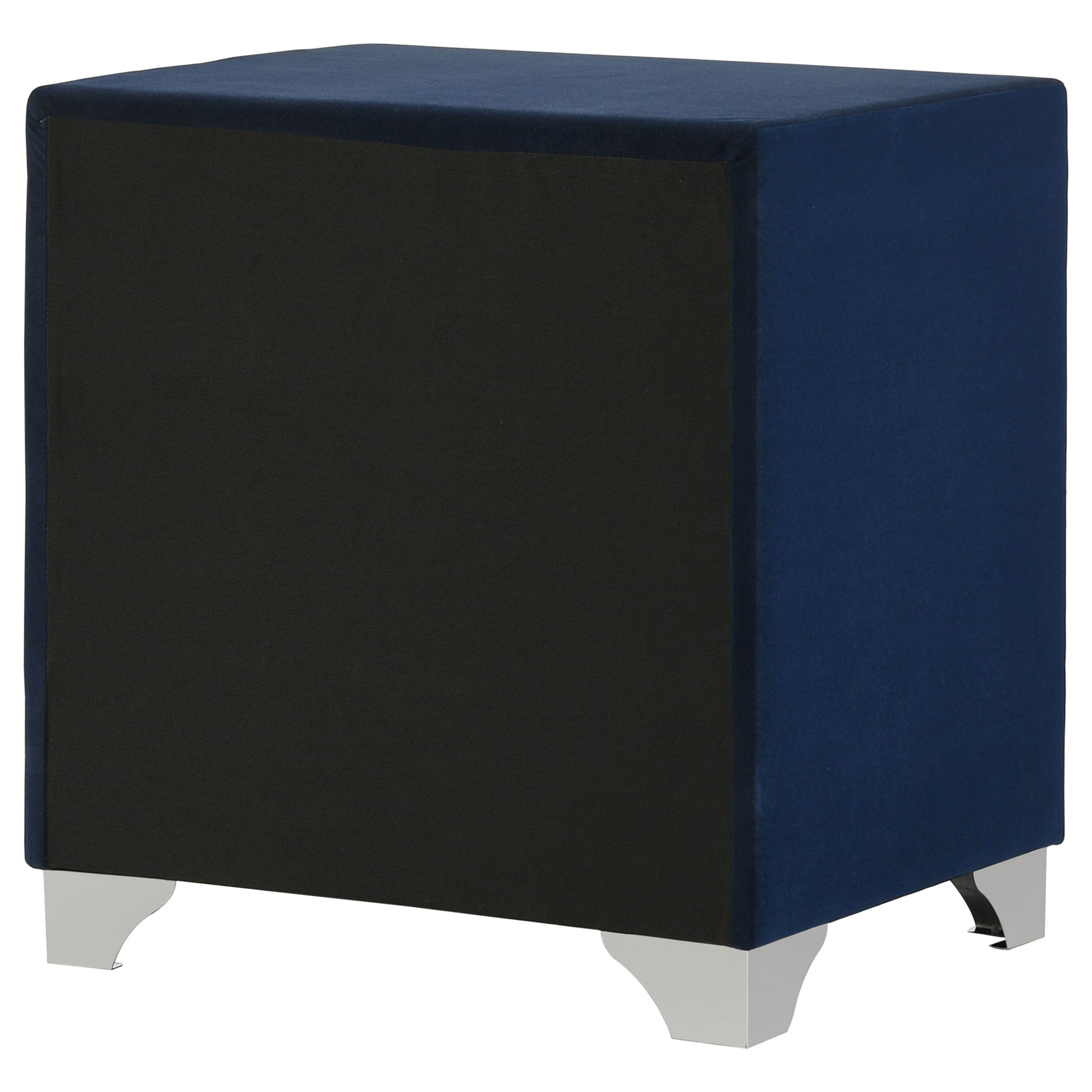 Melody Upholstered 2-drawer Nightstand Pacific Blue - Discount Furniture Connection