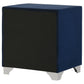 Melody Upholstered 2-drawer Nightstand Pacific Blue - Discount Furniture Connection