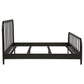 Rocco All Wood Water Pipe Open Frame Eastern King Bed Dark Bronze