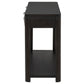 Marcelo Sofa Console Table with 2 Drawers and Shelf Coffee