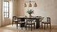 Cullen Dining Side Chair Upholstered Seat Black (Set of 2)