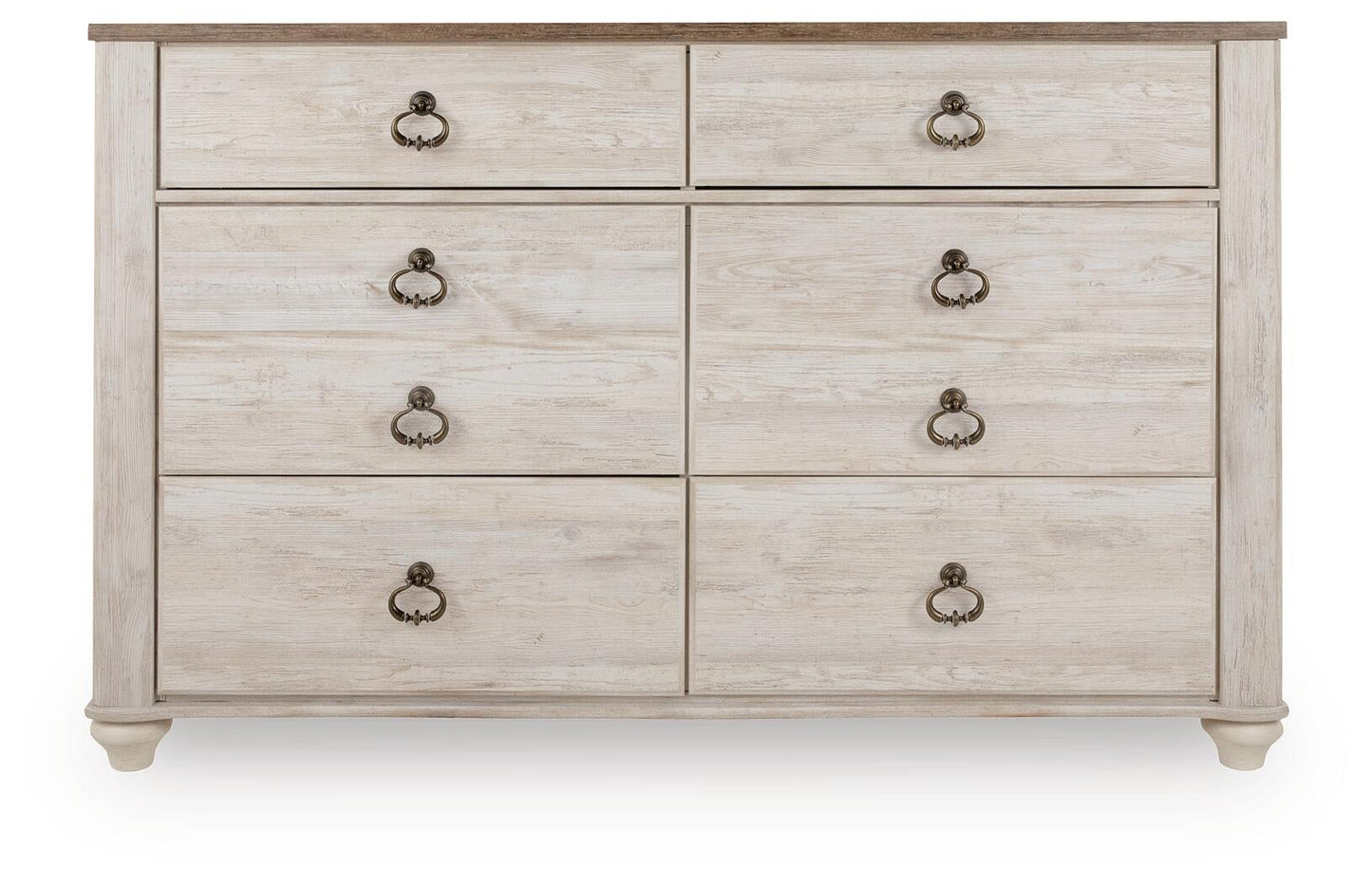 Willowton Six Drawer Dresser - Discount Furniture Connection