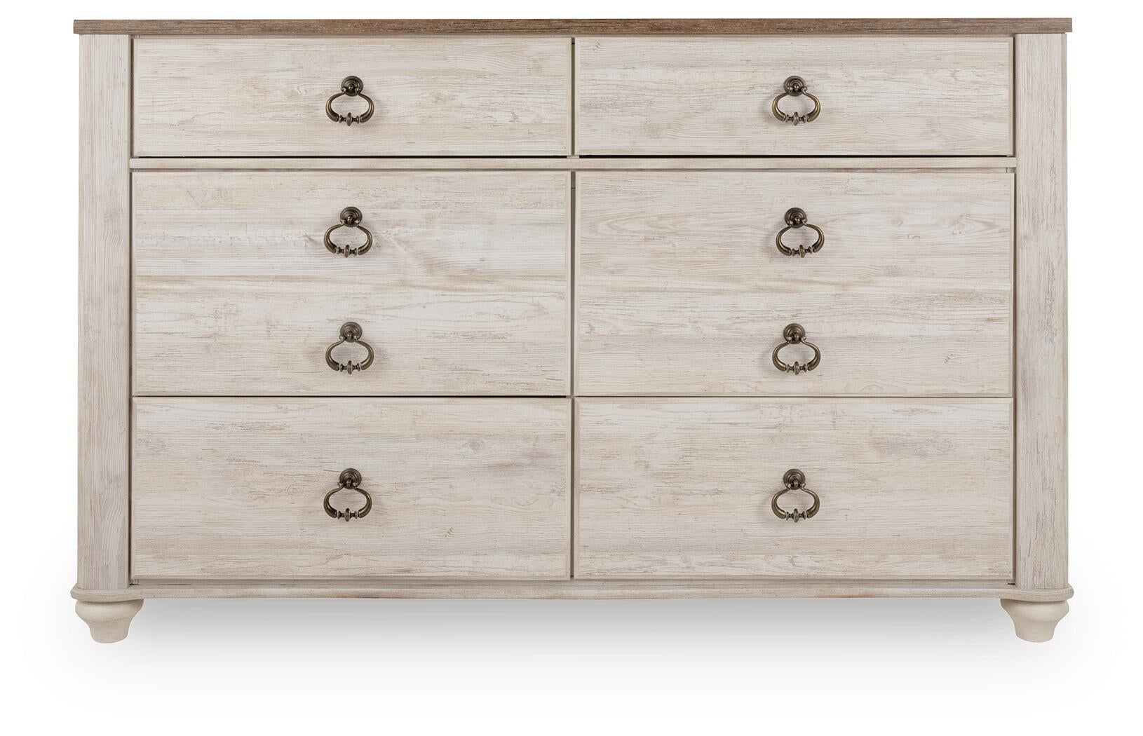 Willowton Six Drawer Dresser - Discount Furniture Connection