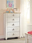 Willowton Five Drawer Chest - Discount Furniture Connection