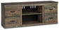 Trinell LG TV Stand w/Fireplace Option - Discount Furniture Connection
