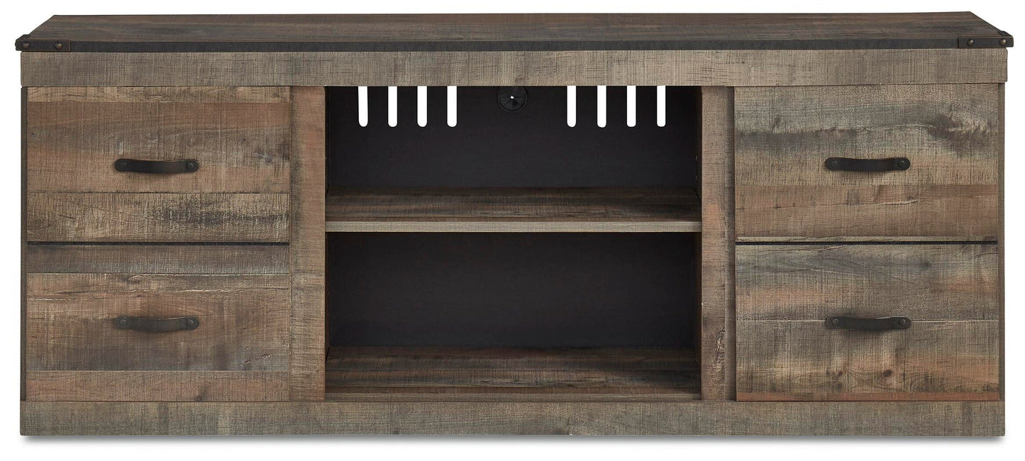 Trinell LG TV Stand w/Fireplace Option - Discount Furniture Connection