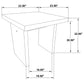 Decker 3-piece Coffee and End Table Set Natural Oak