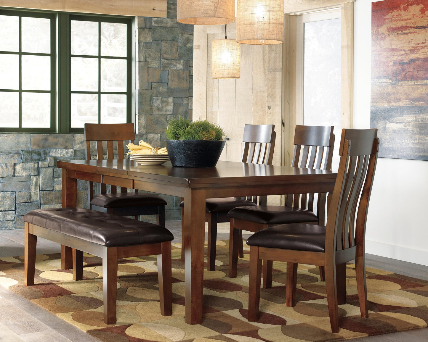 Ralene Large UPH Dining Room Bench - Discount Furniture Connection