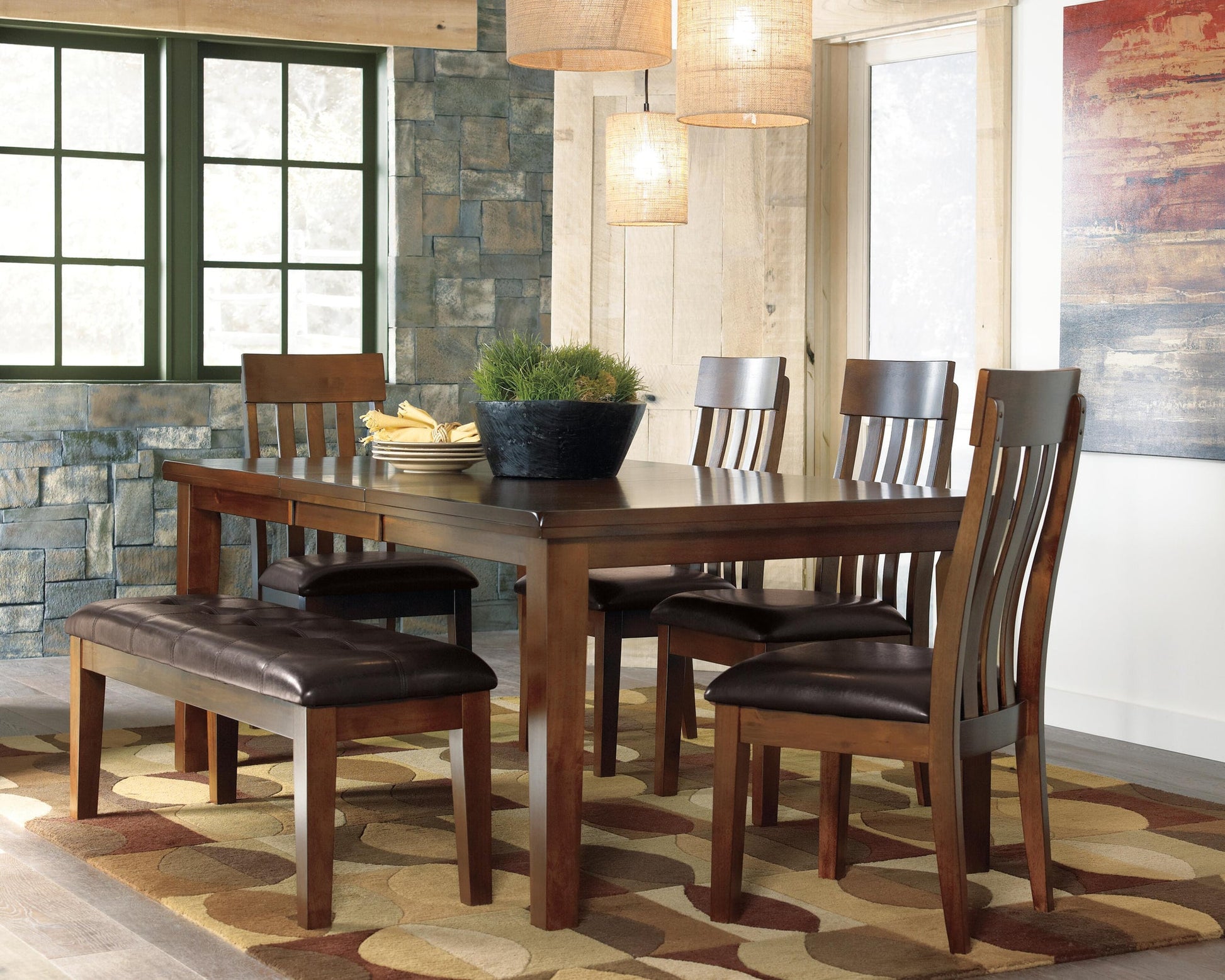 Ralene Large UPH Dining Room Bench - Discount Furniture Connection