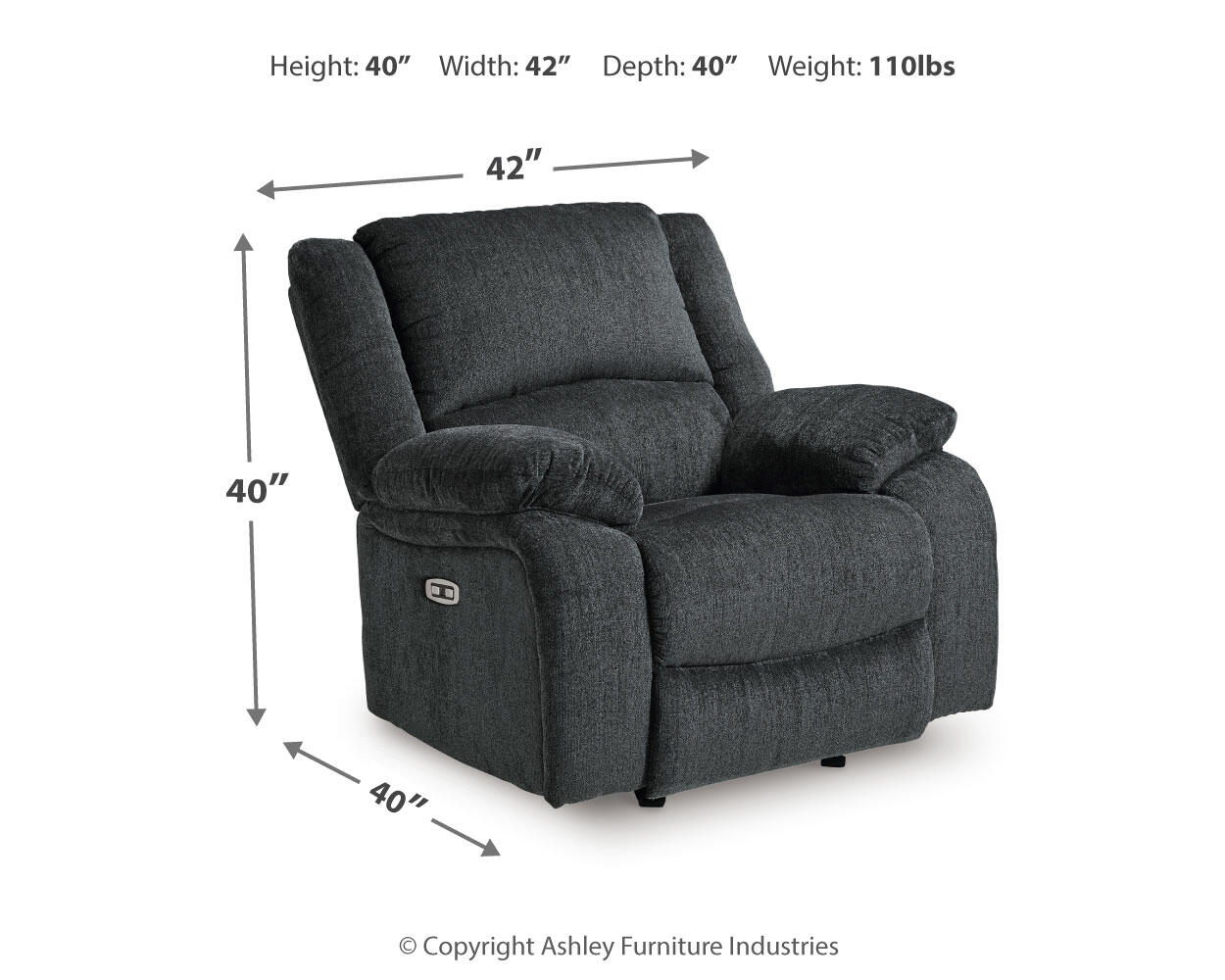 Draycoll Power Rocker Recliner - Discount Furniture Connection