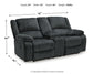 Draycoll DBL Rec Loveseat w/Console - Discount Furniture Connection