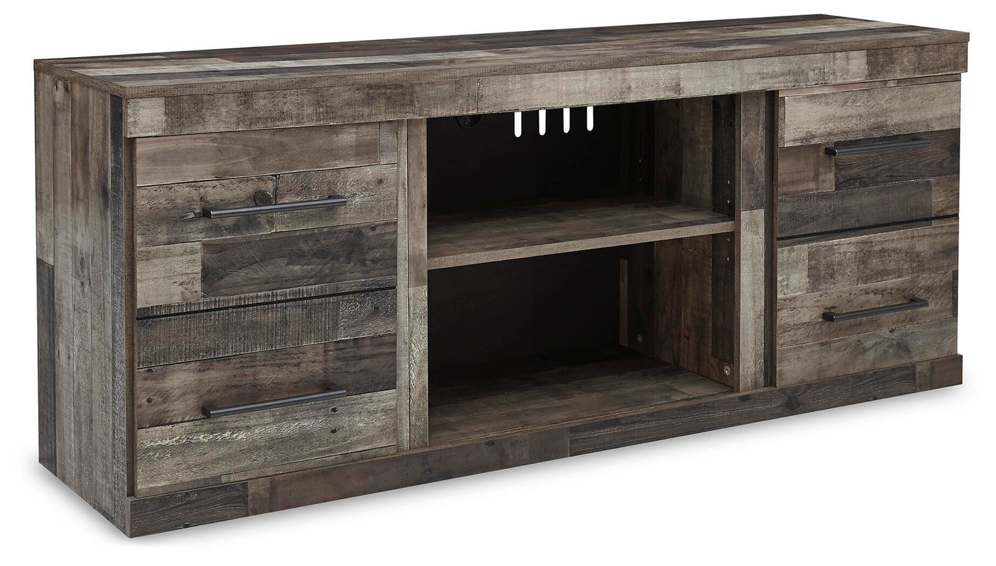 Derekson LG TV Stand w/Fireplace Option - Discount Furniture Connection