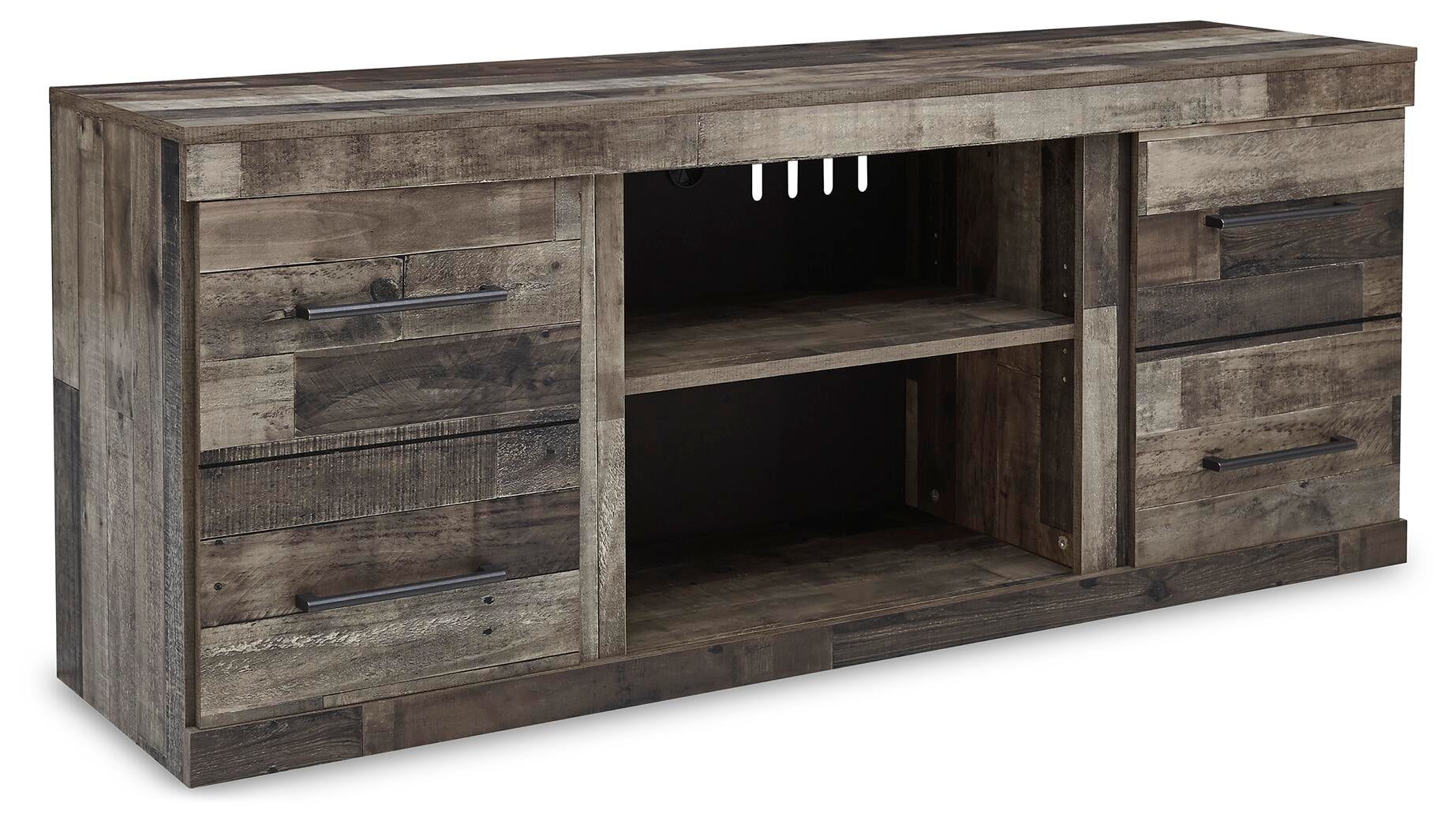 Derekson LG TV Stand w/Fireplace Option - Discount Furniture Connection
