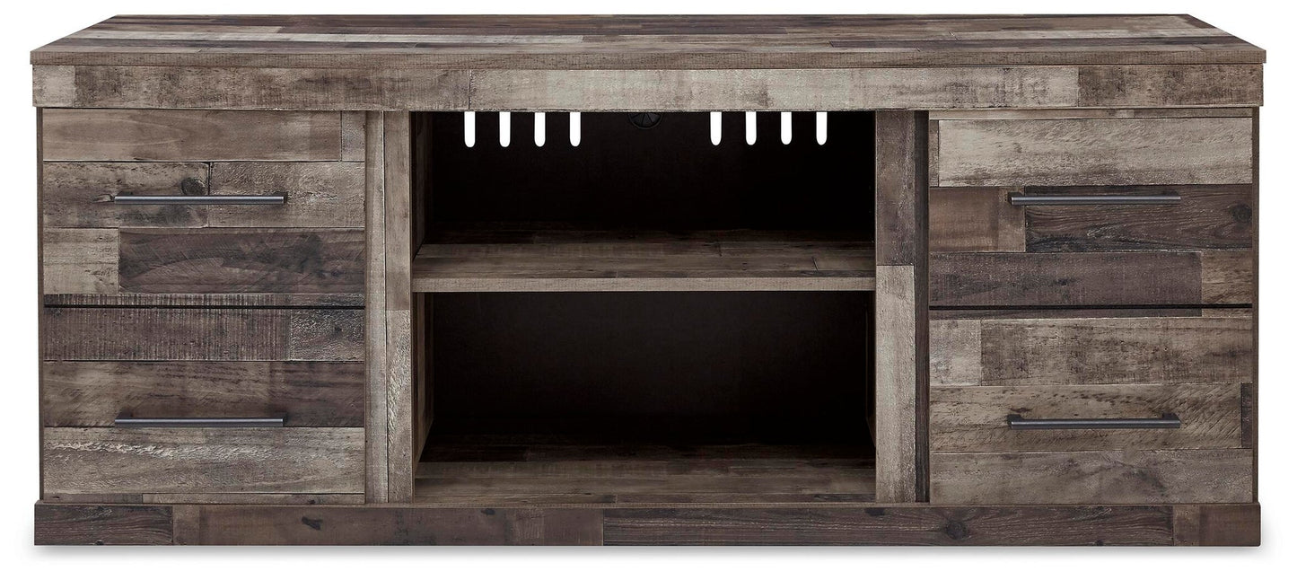 Derekson LG TV Stand w/Fireplace Option - Discount Furniture Connection