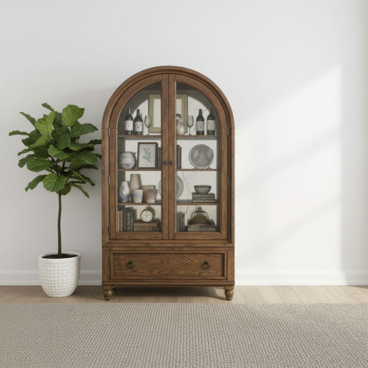 Arched Display Cabinet