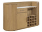 Colvin Reeded Bar, Toffee Finish