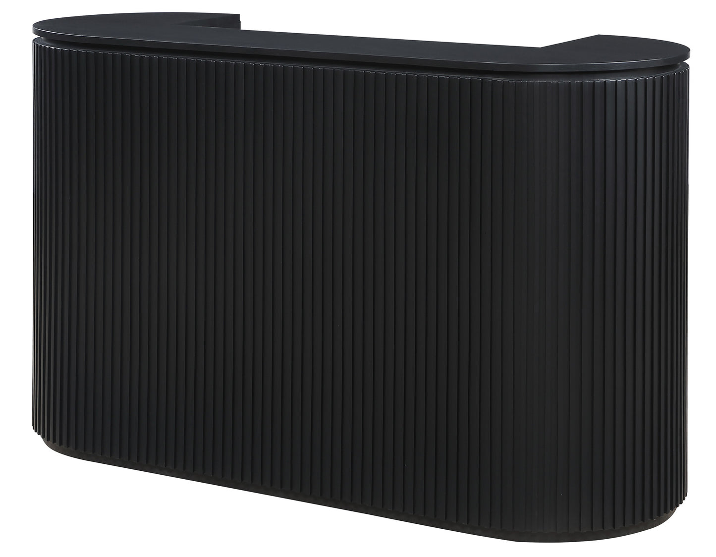 Colvin Reeded Bar, Black Finish