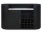 Colvin Reeded Bar, Black Finish