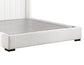 Pearson Queen Bed, Cream Velvet