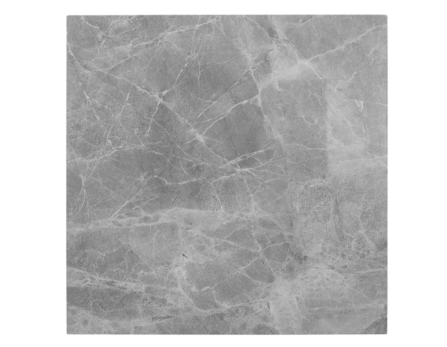 Artemis 54 inch Square
Gray Marble Top Counter Table, Black Finish