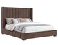 Pearson Queen Bed, Chocolate Velvet