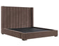 Pearson Queen Bed, Chocolate Velvet