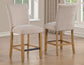 Artemis 24″ Counter Stool, Beige Chenille