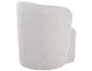Annie Barrel Chair w/Casters, Eggshell