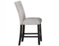 Artemis 24″ Counter Stool, Gray Chenille