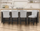 Artemis 24″ Counter Stool, Gray Chenille