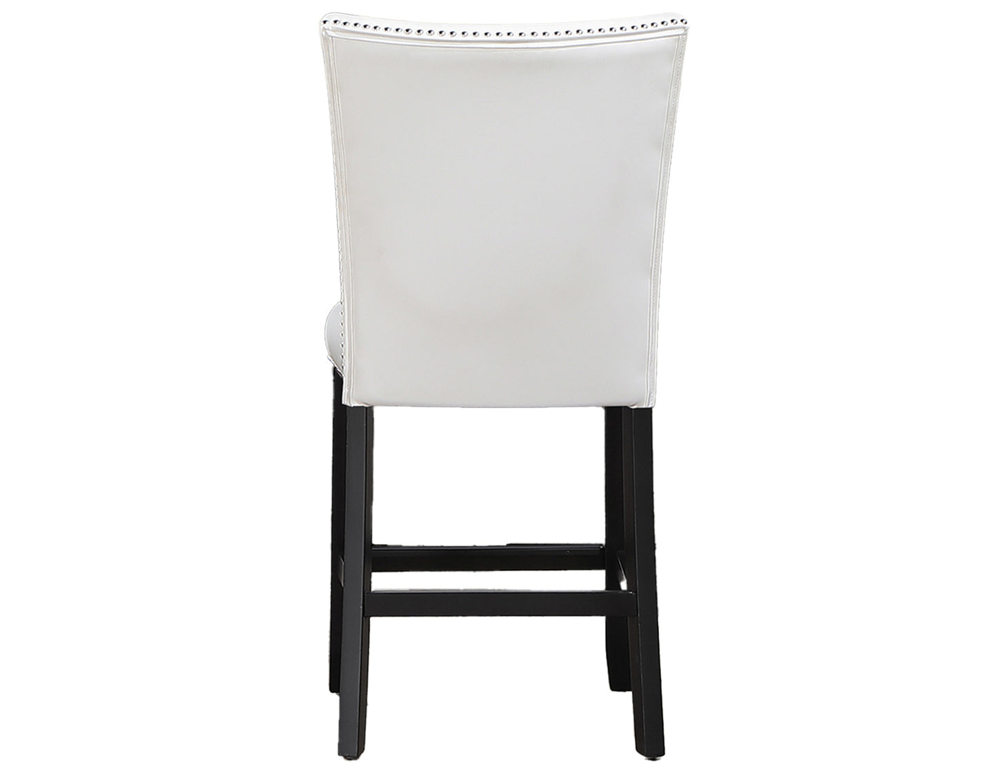 Artemis 24″ Counter Stool, White Vegan Leather