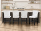Artemis 24″ Counter Stool, White Vegan Leather