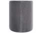 Annie Gray Velvet Barrel Chair w/Casters