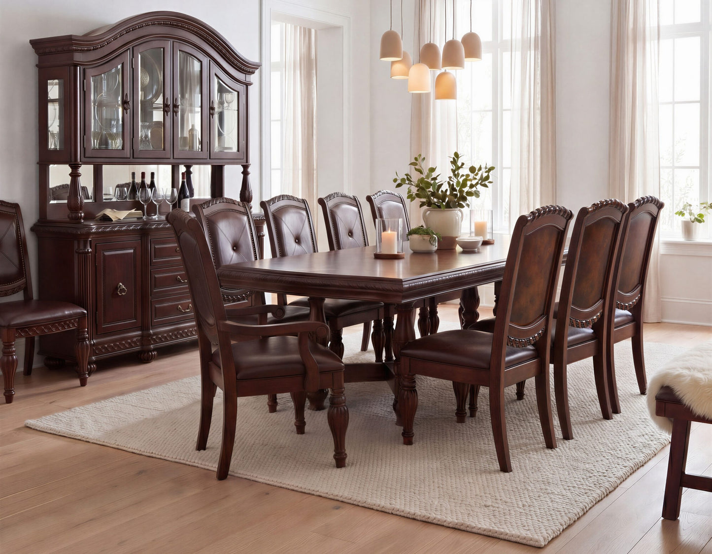 Antoinette 11-Piece Dining Set
(Table & 10 Chairs)